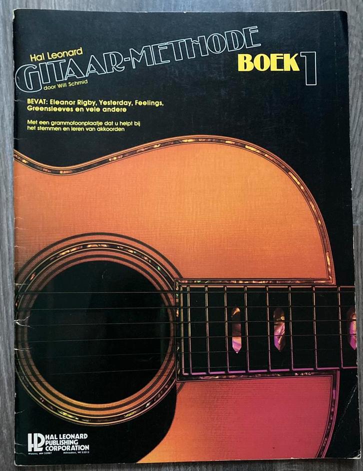 HAL LEONARD Gitaar Methode Boek 1 - Will Schmid & Greg Koch, Muziek en Instrumenten, Bladmuziek, Gebruikt, Les of Cursus, Gitaar