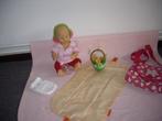 hele mooie nieuw born babypop met tas en acc, Kinderen en Baby's, Ophalen of Verzenden, Babypop