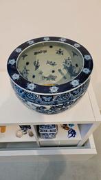 Oude Porseleinen Vissen Bloempot, Antiek en Kunst, Ophalen