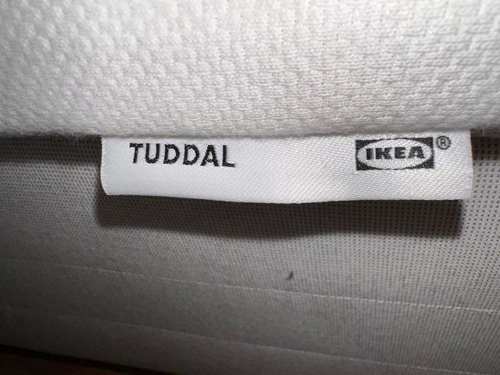 Ikea Tuddal Dekmatras, Huis en Inrichting, Slaapkamer | Matrassen en Bedbodems, Gebruikt, Matras, 90 cm, 200 cm, Eenpersoons, Ophalen