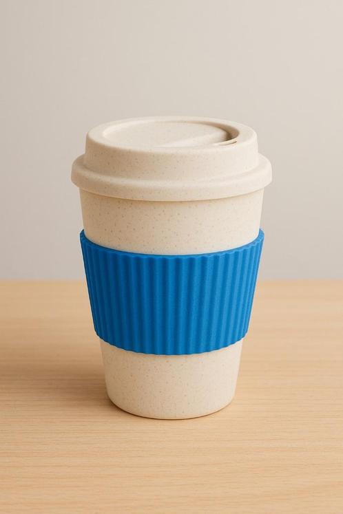 4-pack Coffee to go bekers koffiebekers + deksel + coldgrip, Witgoed en Apparatuur, Koffiemachine-accessoires, Nieuw, Ophalen of Verzenden