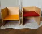 Kubusstoel Van Dijk toys peuterstoel kleuterstoel hout, Ophalen, Zo goed als nieuw, Stoel(en)