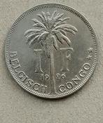 Belgisch Congo, 1 frank 1926 (VL), Ophalen of Verzenden, Overige landen, Losse munt