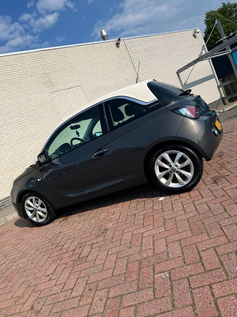 Opel ADAM 1.0 Turbo 66KW Start&stop 3D 2015 Grijs, Voorwielaandrijving, 40 €/maand, Zwart, 4 stoelen