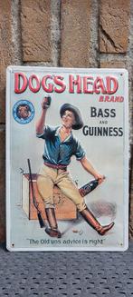 reclamebord Guinness Dog's Head, Verzamelen, Ophalen of Verzenden, Nieuw, Reclamebord, Plaat of Schild, Overige merken