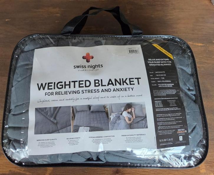 Swiss Nights weighted blanket 7 kg, Huis en Inrichting, Slaapkamer | Beddengoed, Zo goed als nieuw, Deken of Dekbed, Eenpersoons