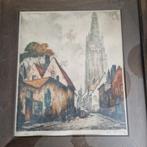 Alfred van Neste - Onze-Lieve-Vrouwekerk te Brugge - Ets, Ophalen of Verzenden