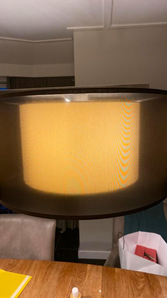 Moderne, verstelbare hanglamp - 120cm breed, Huis en Inrichting, Lampen | Hanglampen, Zo goed als nieuw, 50 tot 75 cm, Metaal