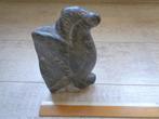 Origineel Eskimo Art van Soapstone, genummerd, uit Canada, Ophalen of Verzenden, Nieuw, Dier