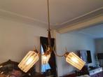 Retro Hanglamp 60 jaren met drie kelken helemaal gaaf. De la, Huis en Inrichting, Lampen | Hanglampen, 50 jaren, Zo goed als nieuw