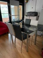 Glazen Eettafel - Glass Dining Table, Huis en Inrichting, Tafels | Eettafels, Ophalen, 100 tot 150 cm, 50 tot 100 cm, Vijf personen of meer