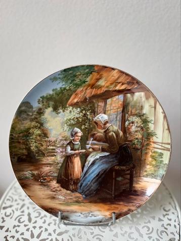 Decoratief porseleinen bord van Wehinger & Co., Oostenrijk beschikbaar voor biedingen