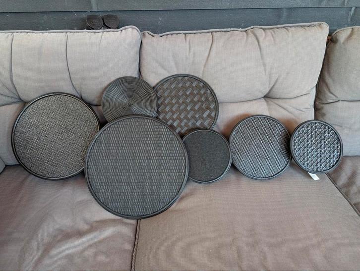 Muurornament By-Boo Round & Round Black, Antiek en Kunst, Kunst | Designobjecten, Ophalen