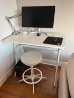 GLADHÖJDEN Zit/Sta Bureau 100x60 cm, Huis en Inrichting, Bureaus, Ophalen, In hoogte verstelbaar, Zo goed als nieuw, Stabureau