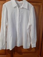 Nieuwe blouse met een goud streepje licht crème maat 46, Ophalen of Verzenden, Nieuw, Maat 46/48 (XL) of groter, Beige