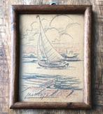 Schilderij van zeilboot, Ophalen of Verzenden