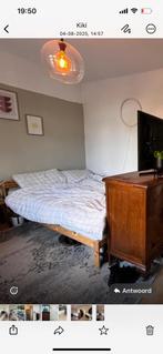 2 persoonsbed, Ophalen, Gebruikt, Bruin, Tweepersoons