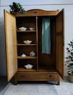 Demontabele art-deco vintage spiegelkast kledingkast, 100 tot 150 cm, 200 cm of meer, Art-deco vintage antiek, Ophalen of Verzenden