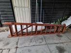 Zware houten trap. Uitklapbaar., Doe-het-zelf en Verbouw, Ladders en Trappen, Ophalen, Gebruikt, 2 tot 4 meter