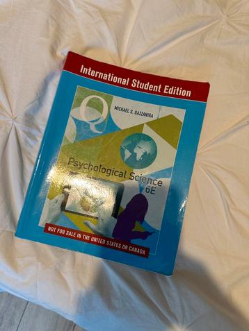 Psychological Science 6th Edition beschikbaar voor biedingen