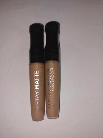 2 nieuwe rimmel stay matte liquid lip color (advr 38) beschikbaar voor biedingen
