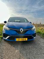 Renault Clio 1.3 rs uit 2019, Zwart, 4 cilinders, Blauw, Leder en Stof