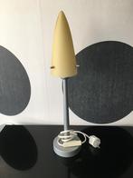 Vintage tafellampje, zachtgeel, Huis en Inrichting, Lampen | Tafellampen, Ophalen of Verzenden, Zo goed als nieuw, Minder dan 50 cm