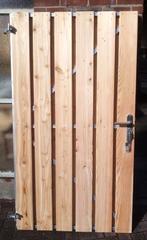 Tuinpoorten Douglas en geimpregneerd grenen op metalen frame, Nieuw, Ophalen of Verzenden, Draaipoort, 150 tot 200 cm