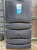 AANBIEDING: Kunststof regenton, Aqua Tower antraciet 350L., Kunststof, Met kraantje, 150 liter of meer, N.v.t.
