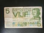 Nederland pick 90a 1966, Postzegels en Munten, Bankbiljetten | Nederland, Ophalen of Verzenden, 5 gulden, Los biljet