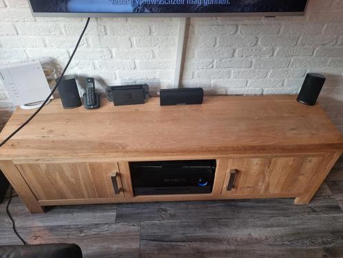 blank eikenhouten tv meubel, Huis en Inrichting, Complete inboedels, Ophalen