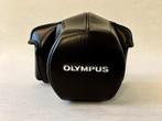 Original brown leather camera case for Olympus OM cameras, Ophalen of Verzenden, Zo goed als nieuw, Overige typen, Overige merken