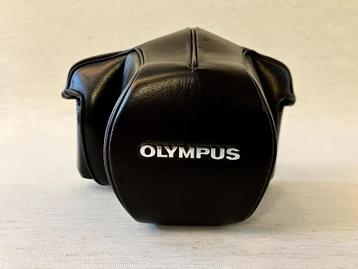 Original brown leather camera case for Olympus OM cameras beschikbaar voor biedingen