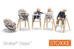 Stokke Steps Compleet met Tray, Babyset & Wipstoel, Ophalen, Gebruikt, Meegroeistoel, Afneembaar eetblad