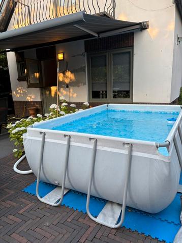Bestway zwembad 282x196x84 incl pomp met zandfilter beschikbaar voor biedingen