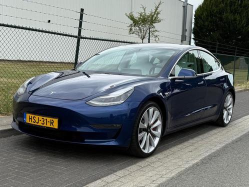 Tesla MODEL 3 Performance AWD 75 kWh FSD Actief Wit leder, Auto's, Tesla, Bedrijf, Te koop, Model 3, 360° camera, 4x4, ABS, Achteruitrijcamera
