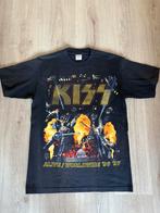 Vintage 96 97 kiss t-shirt world tour, Verzenden, Zo goed als nieuw, Maat 52/54 (L), Zwart