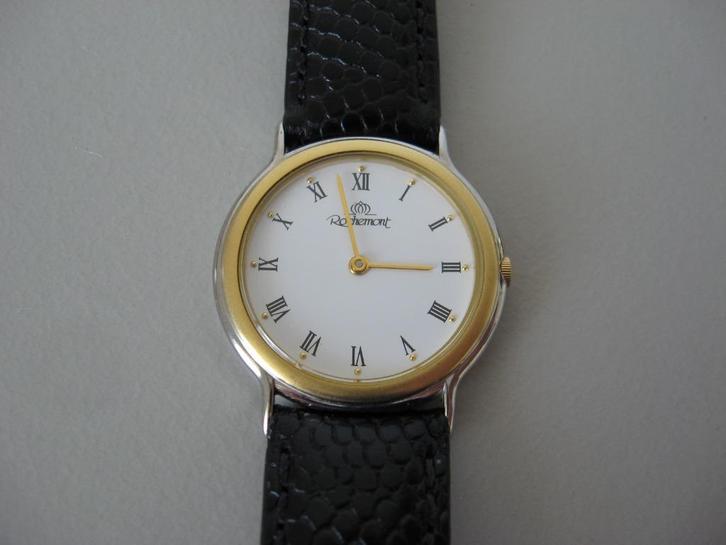 Rochemont horloge, Sieraden, Tassen en Uiterlijk, Horloges | Dames, Nieuw, Polshorloge, Overige merken, Staal, Leer, Ophalen of Verzenden