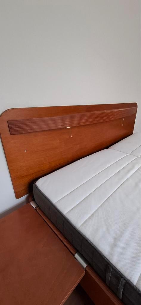 Houten hoofdbord 160x200 - Hout, Huis en Inrichting, Slaapkamer | Boxsprings, Gebruikt, 160 cm, Overige maten, Tweepersoons, Ophalen