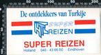Sticker: HTC Super Reizen - Eindhoven (Vierkant), Verzenden, Zo goed als nieuw, Bedrijf of Vereniging
