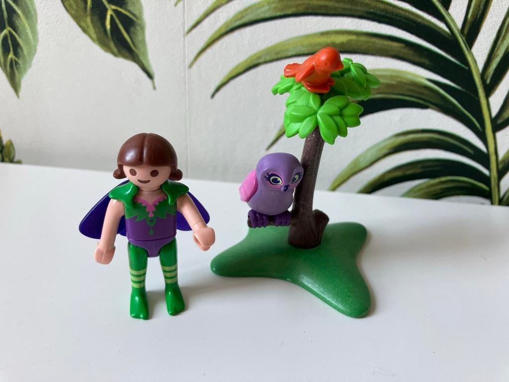 Playmobil Elfje met uil en boom, Kinderen en Baby's, Speelgoed | Playmobil, Ophalen, Zo goed als nieuw, Complete set