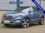 Hyundai Tucson 1.6 T-GDI 177 PK 4WD Automaat 2e eigen | lede, Auto's, Hyundai, Lichtsensor, Gebruikt, 4 cilinders, Blauw