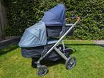 Uppababy Vista tweeling kinderwagen zeer compleet, Ophalen, Gebruikt, Overige merken, Verstelbare duwstang