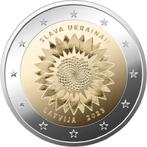 Speciale 2 Euro munt LETLAND 2023 "Oekrainse Zonnebloem"., Postzegels en Munten, Munten | Europa | Euromunten, 2 euro, Ophalen of Verzenden