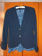 Helena Hart, broekpak travelstof, Maat 38/40 (M), Kostuum of Pak, Blauw, Gedragen