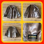 056. Vintage dames bontjas  maat 42, Ophalen of Verzenden, Zo goed als nieuw, Maat 42/44 (L), Bruin