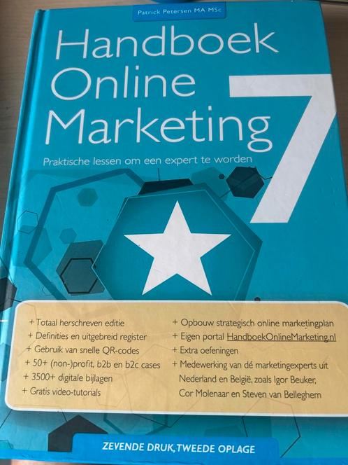 Handboek Online Marketing - Patrick Petersen, Boeken, Economie, Management en Marketing, Zo goed als nieuw, Economie en Marketing