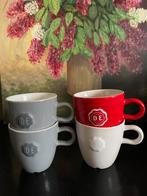 4 grote Douwe Egberts mokken, Huis en Inrichting, Keuken | Servies, Ophalen of Verzenden, Zo goed als nieuw, Overige stijlen, Kop(pen) en/of Schotel(s)