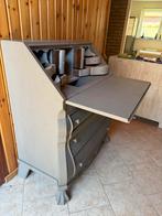Grijze Secretaire - Geverfd en Uniek!, Huis en Inrichting, Kasten | Secretaires, Ophalen, Gebruikt