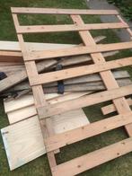 Partijtje hout en 2 mooie pallets ophalen GRATIS, Ophalen, Zo goed als nieuw, Minder dan 200 cm, Pallet